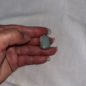 Elegant Blue Stone Pendant